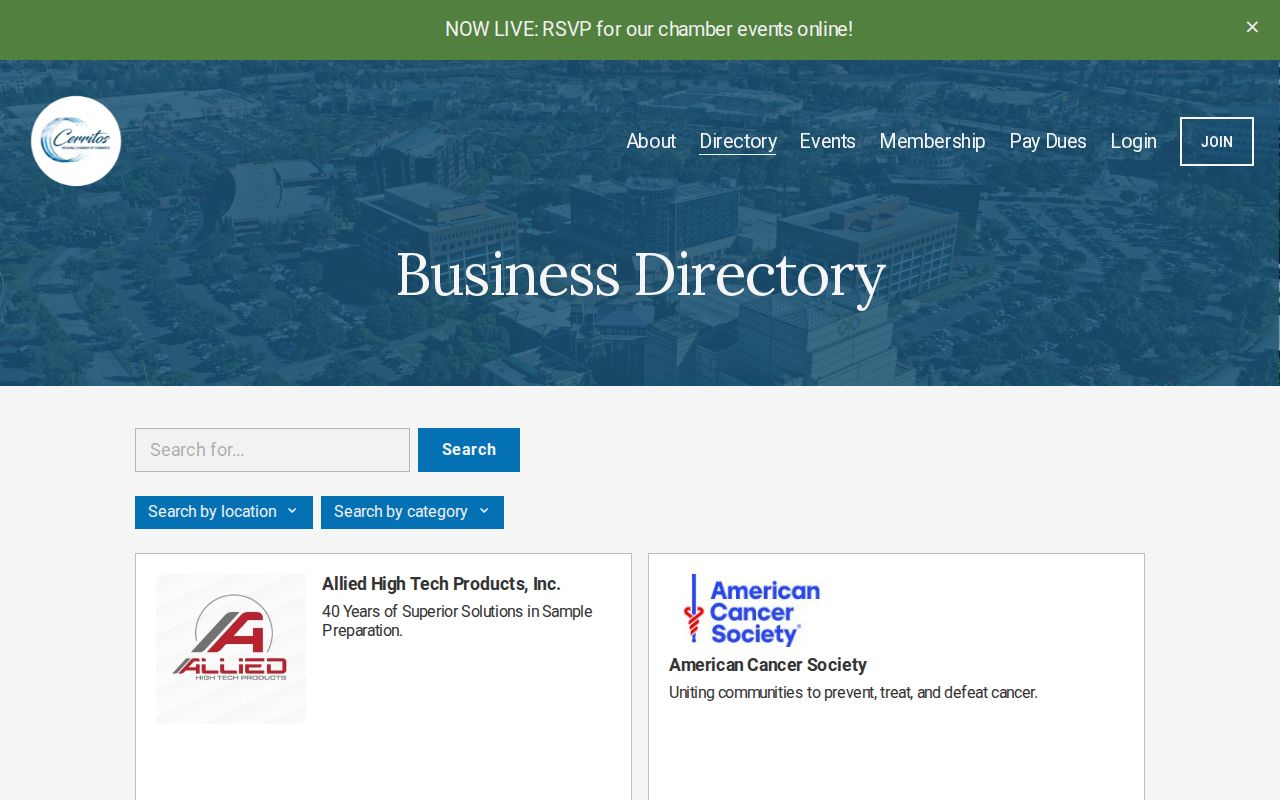 Cerritos neighbors public business directory and community contacts